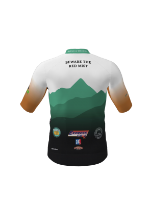 Podiumwear Men's Gold Jersey (Cycling) Back View