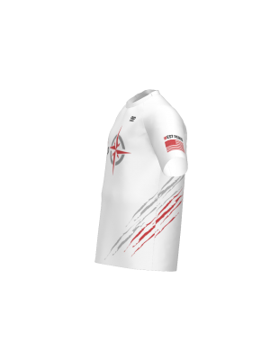 Podiumwear Men's Crew Neck Tee (Running) Side View