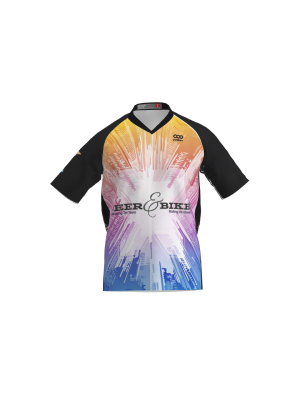 Podiumwear Women's Silver Short Sleeve MTB Jersey (Cycling) Front View