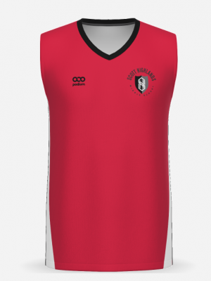 Podiumwear Sleeveless Volleyball Jersey (Volleyball) Front View
