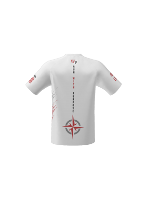 Podiumwear Men's Crew Neck Tee (Running) Back View