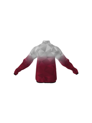 Podiumwear Silver Jacket (Nordic Skiing) Back View