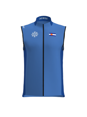Podiumwear Silver Vest Unisex (Nordic Skiing) Front View