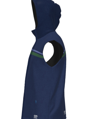 Podiumwear Podiumwear Sublimated Puffy Vest (Nordic Skiing) Side View