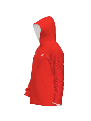 Podiumwear Unisex Slim-Fit Hoodie (Soccer) Side View