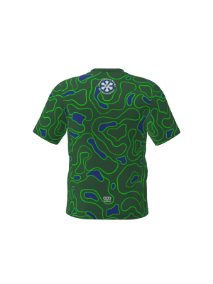 Podiumwear Men's Crew Neck Tee (Running) Back View
