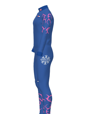 Podiumwear Nordic Child's Two-Piece Race Suit (Nordic Skiing) Side View