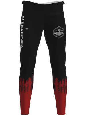 Podiumwear Women's Gold Warm-Up Pant (Nordic Skiing) Front View