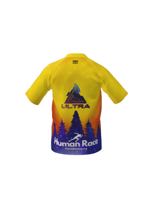 Podiumwear Men's V-Neck Tee (Running) Back View
