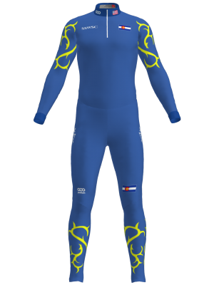 Podiumwear Nordic Child's Two-Piece Race Suit (Nordic Skiing) Front View