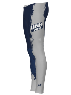 Podiumwear Men's Gold Two-Piece Race Suit (Nordic Skiing) Side View