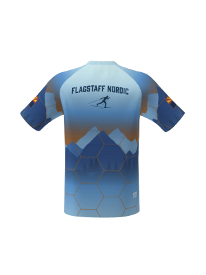 Podiumwear Women's Crew Neck Tee (Nordic Skiing) Back View