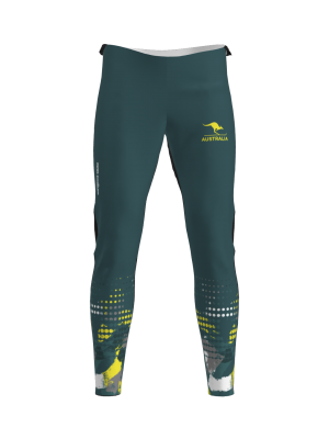 Podiumwear Women's Gold Warm-Up Pant (Nordic Skiing) Front View