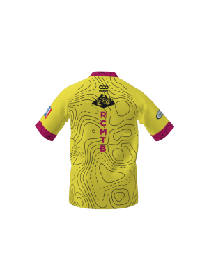 Podiumwear Women's Silver Short Sleeve MTB Jersey (Cycling) Back View