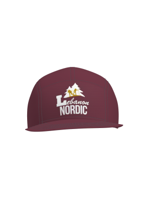 Podiumwear Five Panel Hat (Nordic Skiing) Front View
