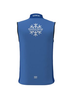 Podiumwear Silver Vest Unisex (Nordic Skiing) Back View