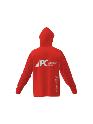 Podiumwear Unisex Slim-Fit Hoodie (Soccer) Back View