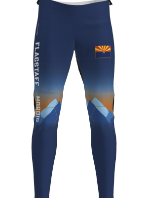 Podiumwear Women's Gold Warm-Up Pant (Nordic Skiing) Front View