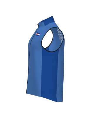 Podiumwear Silver Vest Unisex (Nordic Skiing) Side View