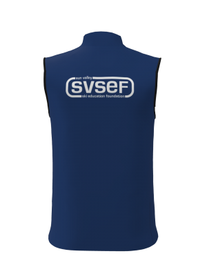 Podiumwear Silver Vest Unisex (Nordic Skiing) Back View