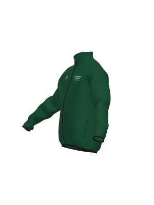 Podiumwear Silver Jacket - NEW SIZING for 2026/27 (Nordic Skiing) Side View