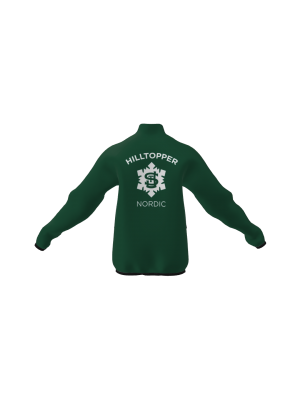 Podiumwear Silver Jacket - NEW SIZING for 2026/27 (Nordic Skiing) Back View