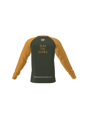Podiumwear Unisex Crew Neck LS Tee (Running) Back View