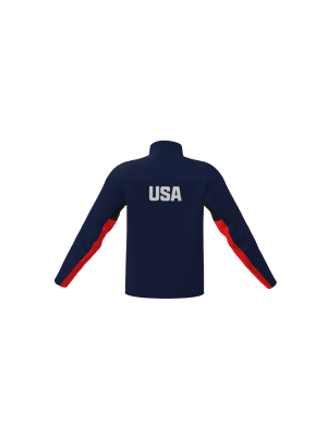 Podiumwear Gold Jacket Unisex (Nordic Skiing) Back View