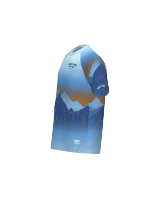 Podiumwear Women's Crew Neck Tee (Running) Side View