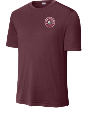 Podiumwear Unisex Youth 100% Poly Performance T-Shirt with Print (Soccer) Front View