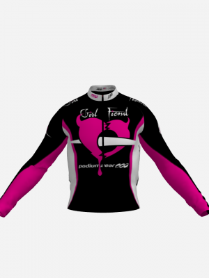 Podiumwear Men's Silver Long Sleeve Jersey