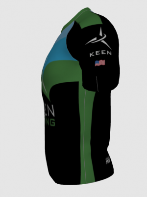 Podiumwear Men's Crew Neck Tee (Running) Side View
