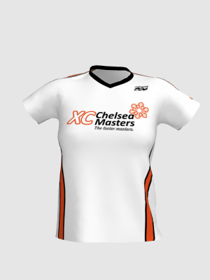 Podiumwear Women's V-Neck Tee (Nordic Skiing) Front View