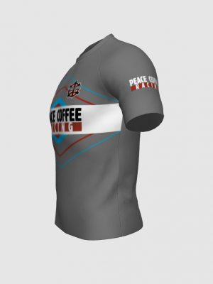 Podiumwear Men's Crew Neck Tee (Running) Side View