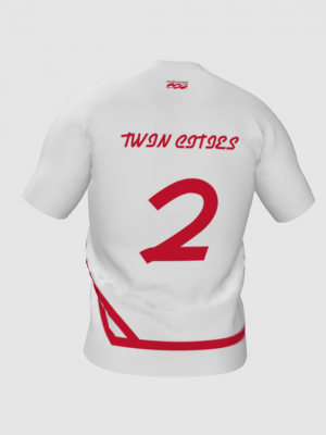Podiumwear Men's V-Neck Tee (Nordic Skiing) Back View