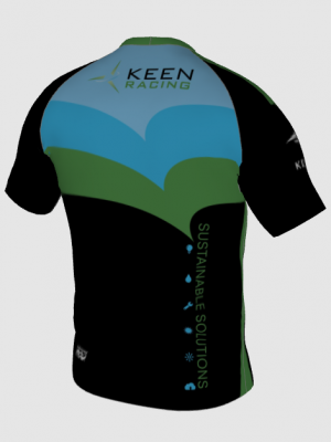 Podiumwear Men's Crew Neck Tee (Running) Back View