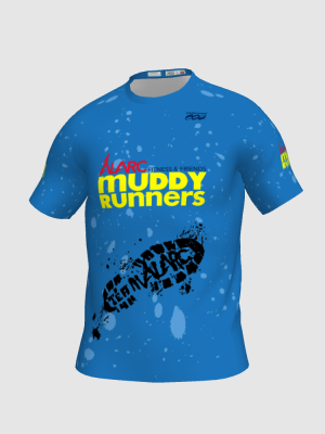 Podiumwear Men's Crew Neck Tee (Running) Front View