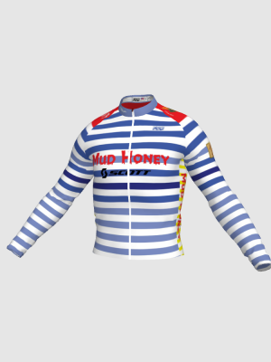 Podiumwear Men's Silver Long Sleeve Jersey