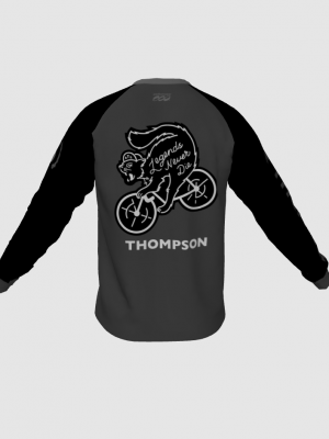 Podiumwear Unisex Silver Long Sleeve Tech Tee - New Fabric 2025!
