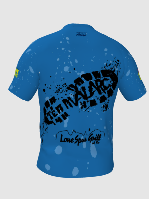 Podiumwear Men's Crew Neck Tee (Running) Back View
