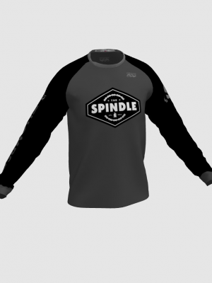 Podiumwear Unisex Silver Long Sleeve Tech Tee - New Fabric 2025!