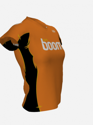 Podiumwear Women's V-Neck Tee (Nordic Skiing) Side View