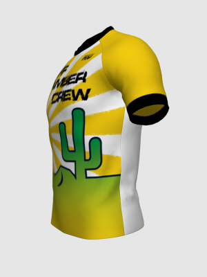 Podiumwear Men's Crew Neck Tee (Running) Side View