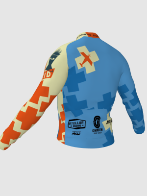 Podiumwear Men's Silver Long Sleeve Jersey
