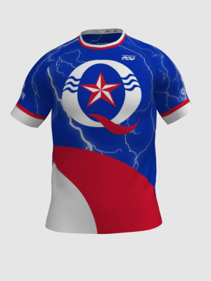 Podiumwear Men's Crew Neck Tee (Running) Front View