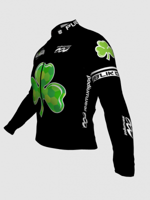 Podiumwear Men's Silver Long Sleeve Jersey