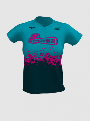 Podiumwear Women's V-Neck Tee (Nordic Skiing) Front View