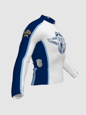 Podiumwear Men's Silver Long Sleeve Jersey