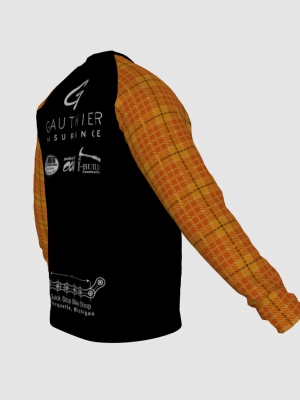 Podiumwear Unisex Silver Long Sleeve Tech Tee - New Fabric 2025!