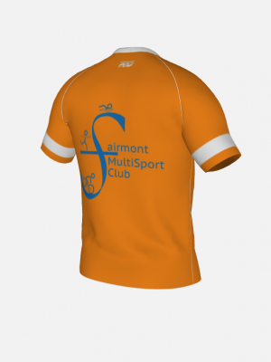 Podiumwear Men's Crew Neck Tee (Running) Back View